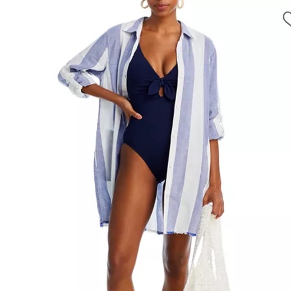 Tommy Bahama Other - Tommy Bahama Blue and White Striped Shirt